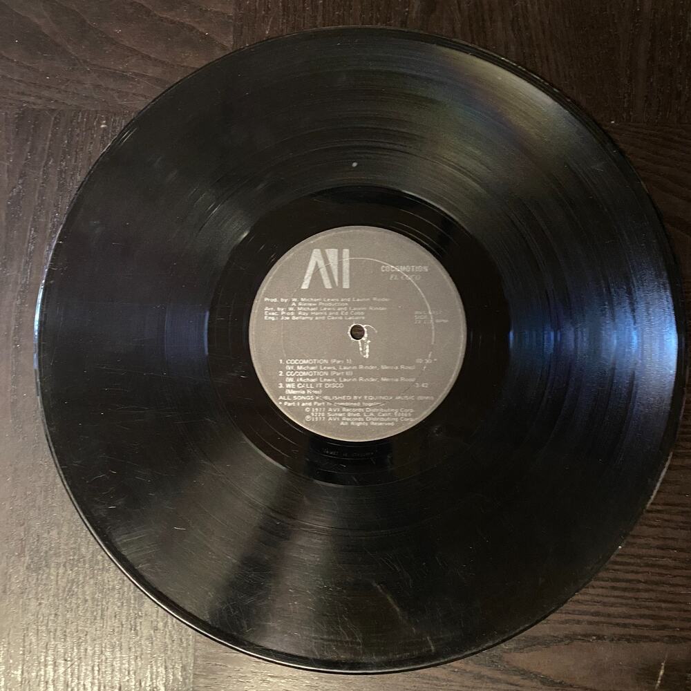 El Coco Cocomotion 12" Vinyl 1977 NO CASE